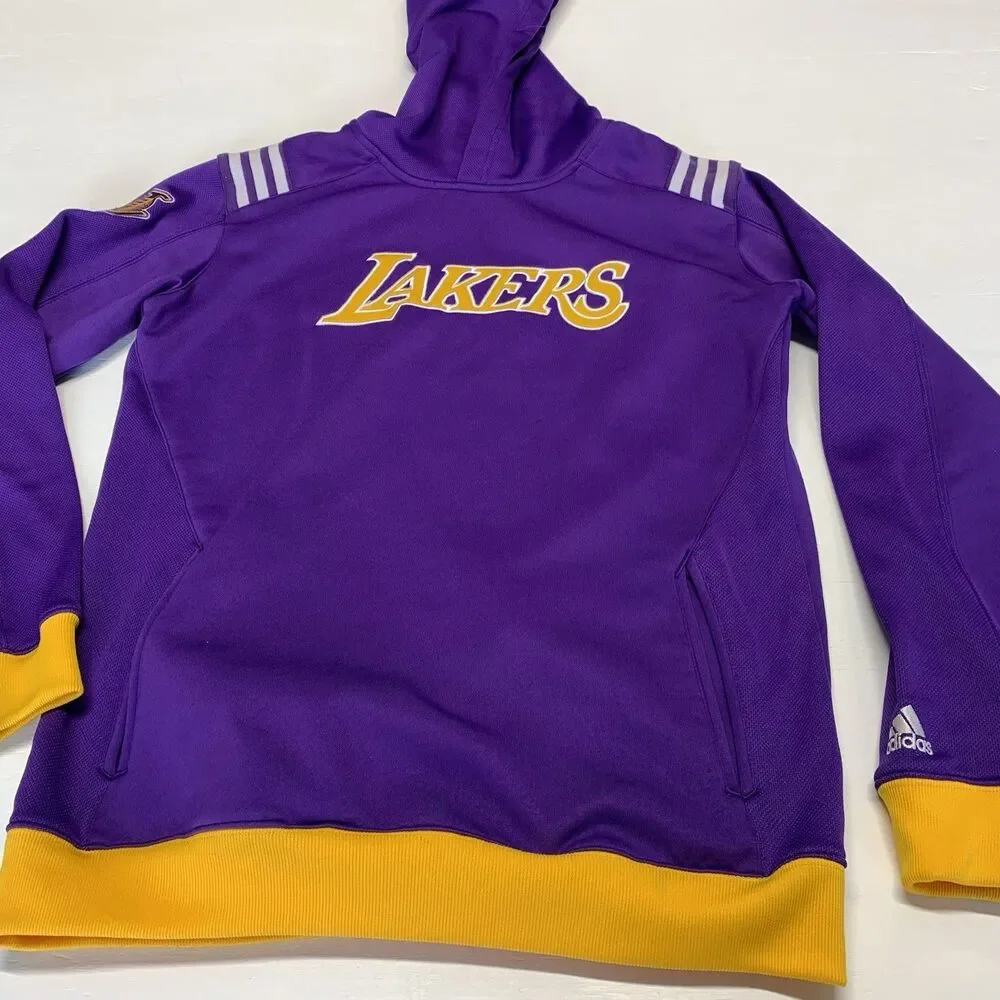 Los Angeles Lakers Hoodie Youth XL NBA Basketball Adidas Sweatshirt Pullover